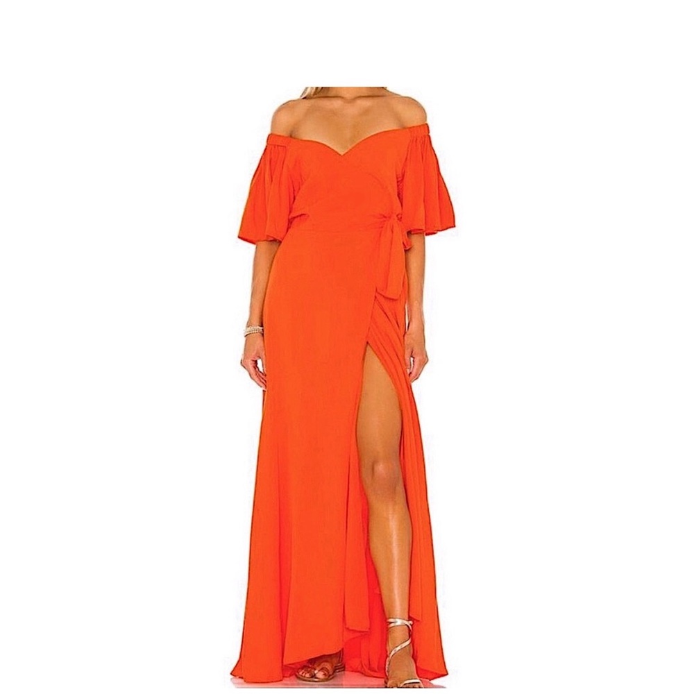 l*space Panama Wrap Maxi Dress in poppy(XL)